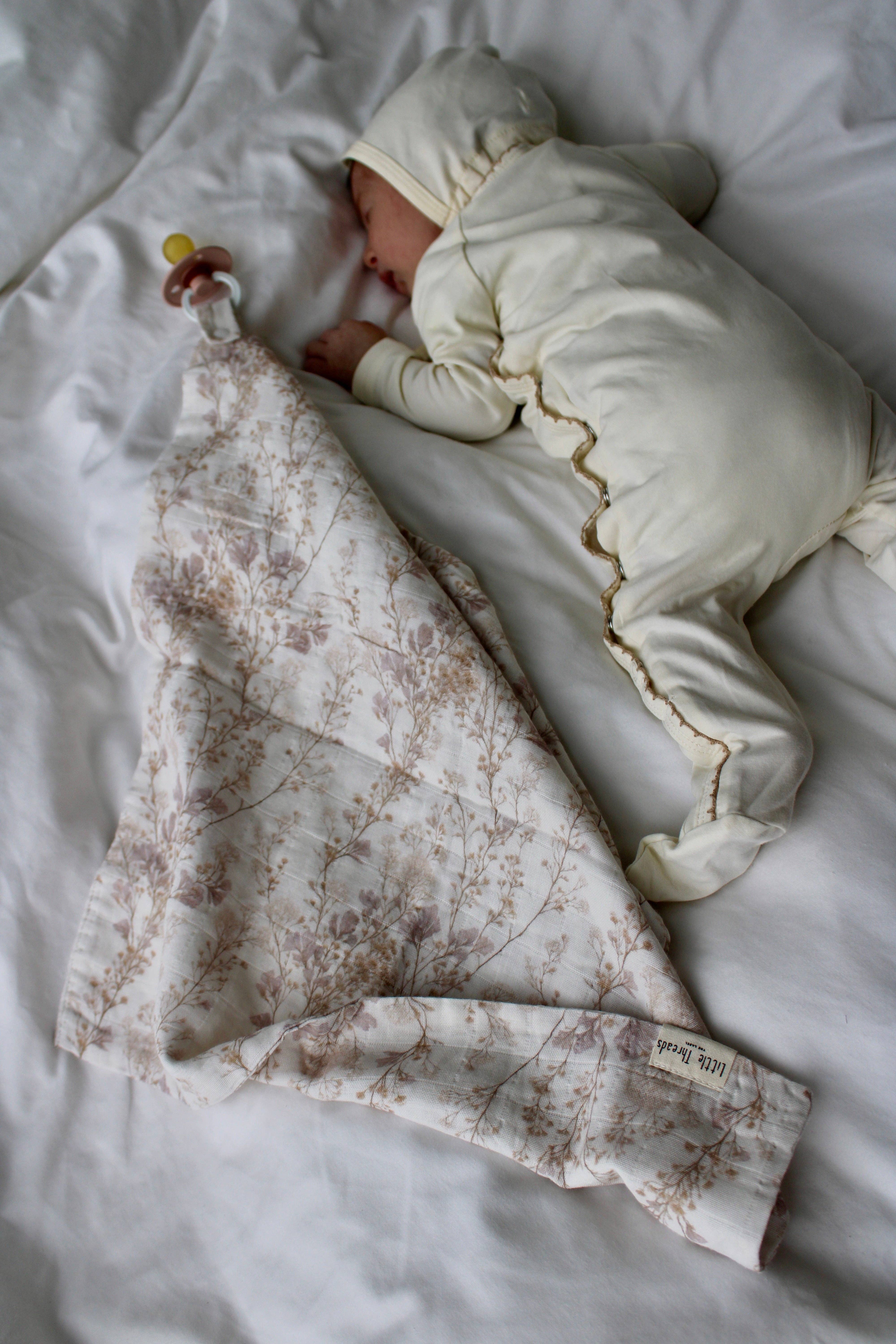 Little Threads - Wholesale Security/Cuddle Blanket - Baby - Delicate Neutral Branches Lovey2