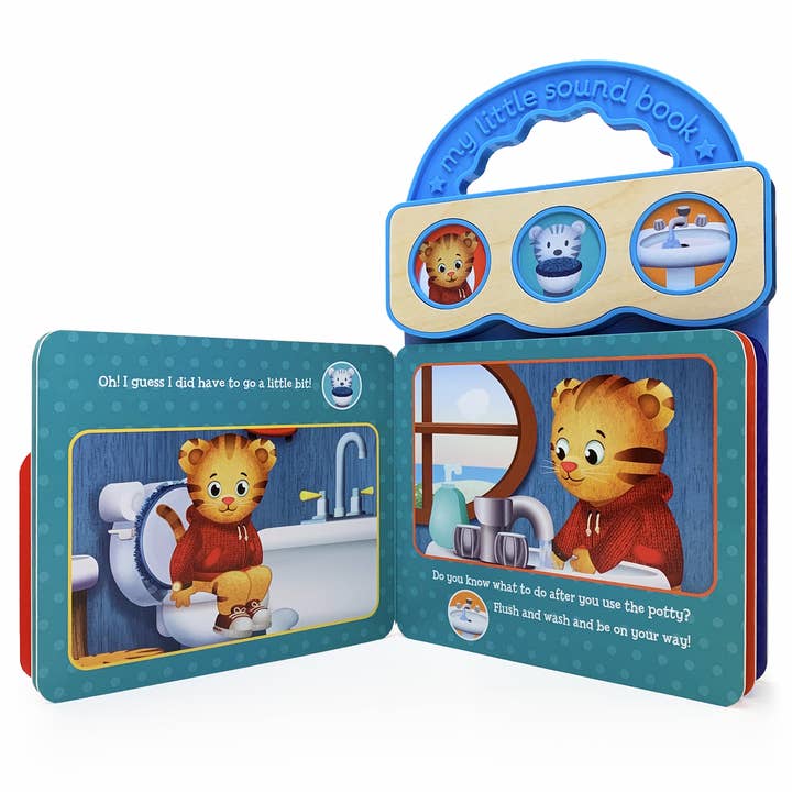 Cottage Door Press - Wholesale Baby & Toddler Book (0-2) - Daniel Tiger Potty Time! 3-Button Song Sound Book 1