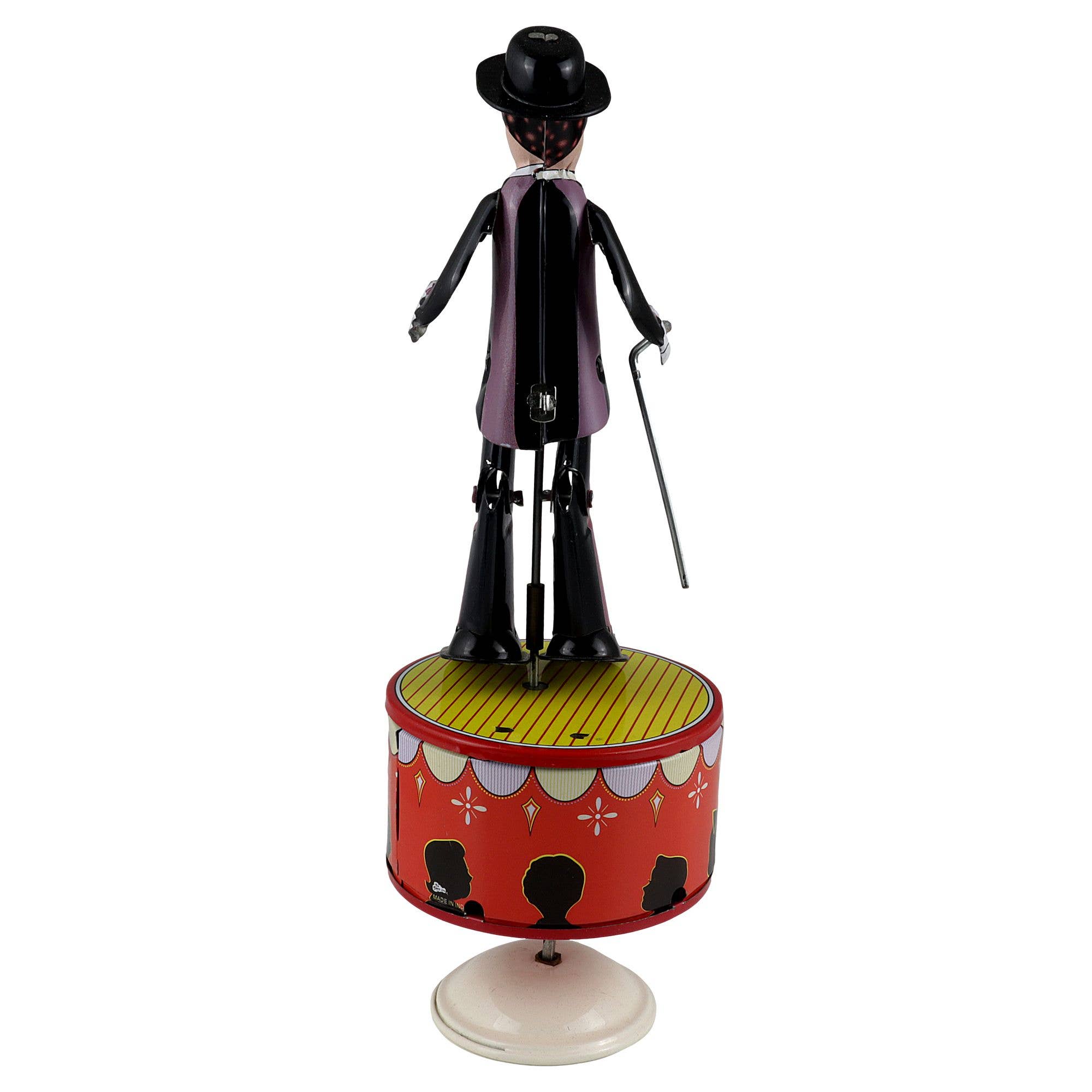 Tribal Trade GmbH – Brinquedo clássico - Crianças por atacado – Torneira de brinquedo de lata chapa de metal preto roxo sapateiro dançarino2