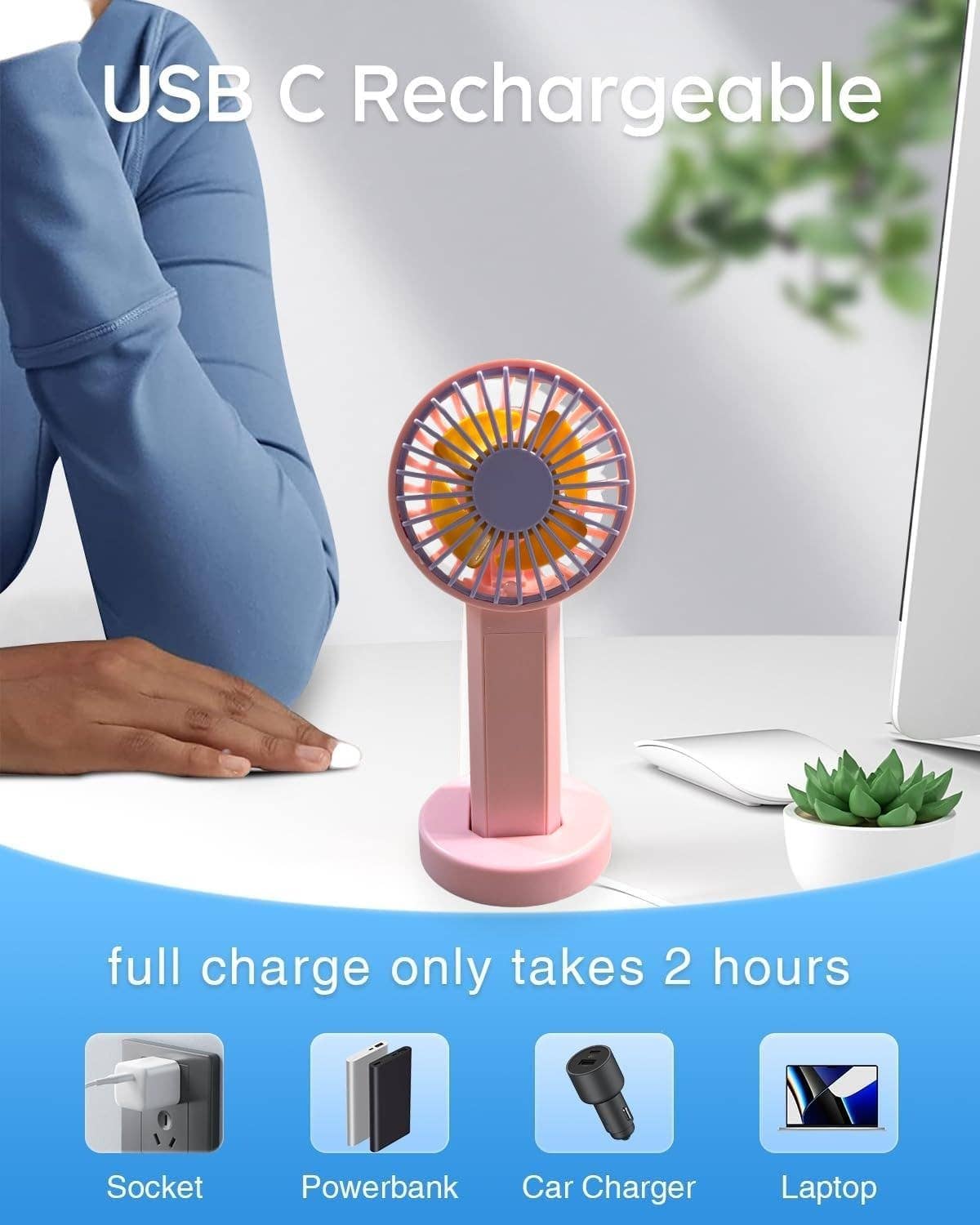 SINT - Wholesale Handheld Electric Fan - Mini Handheld Portable Fan | USB Rechargeable9
