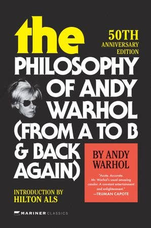 HarperCollins - Wholesale Biography & Memoir Book - Philosophy of Andy Warhol 50th Anniv Ed : Andy Warhol0