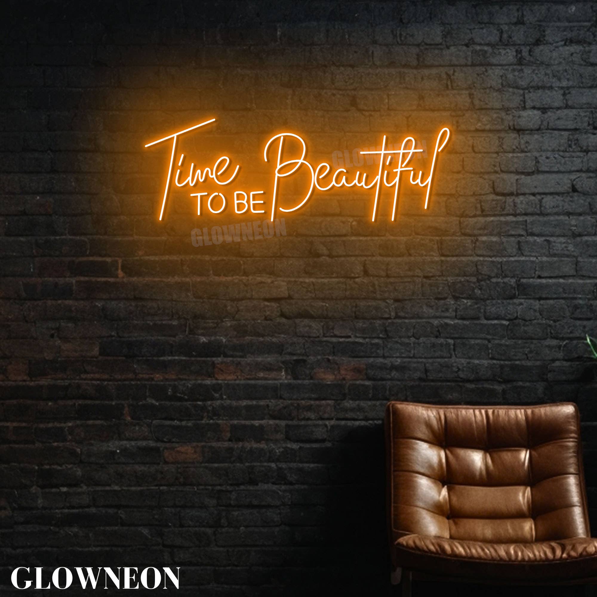 Glow Neon - Wholesale Neon Sign - Time to Be Beautiful Neon Led Light, Beauty Salon Wall Decor1