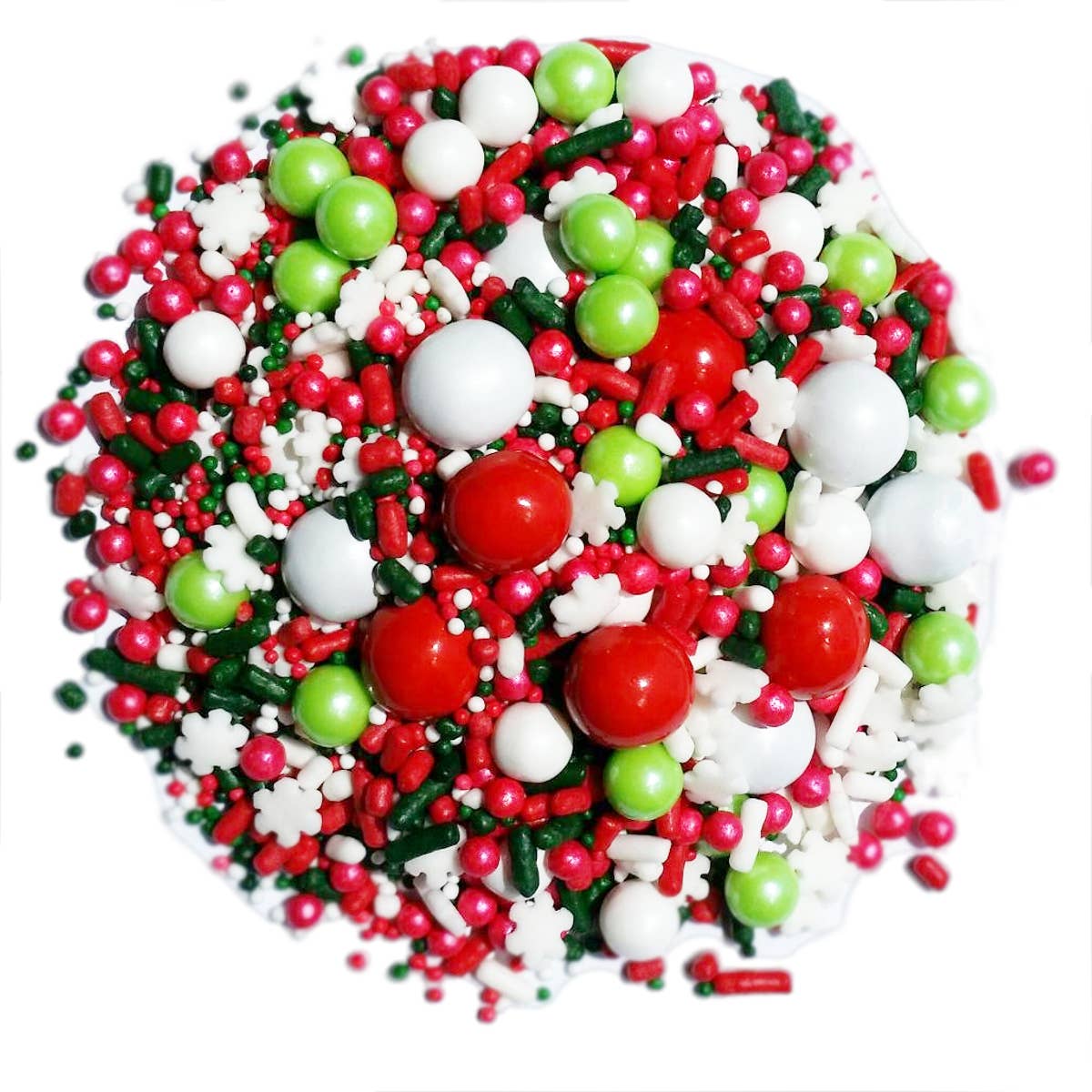 Pepper Creek Farms - Vente Confettis pour gâteau - Noel fantaisiste mélange saupoudrer 3,25 oz1