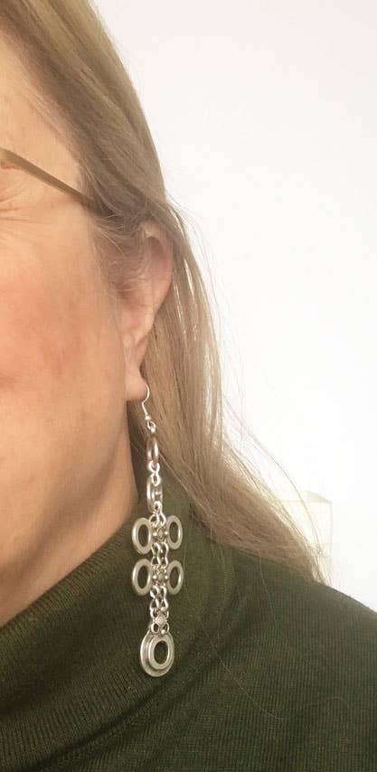 Silk Wool and Bijoux - Wholesale Hangende/ronde oorbellen - „Long Y” oorbellen1