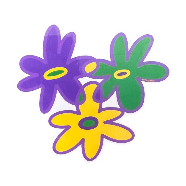 Mardi Gras Stickers for wholesale by COLETTE BERNARD