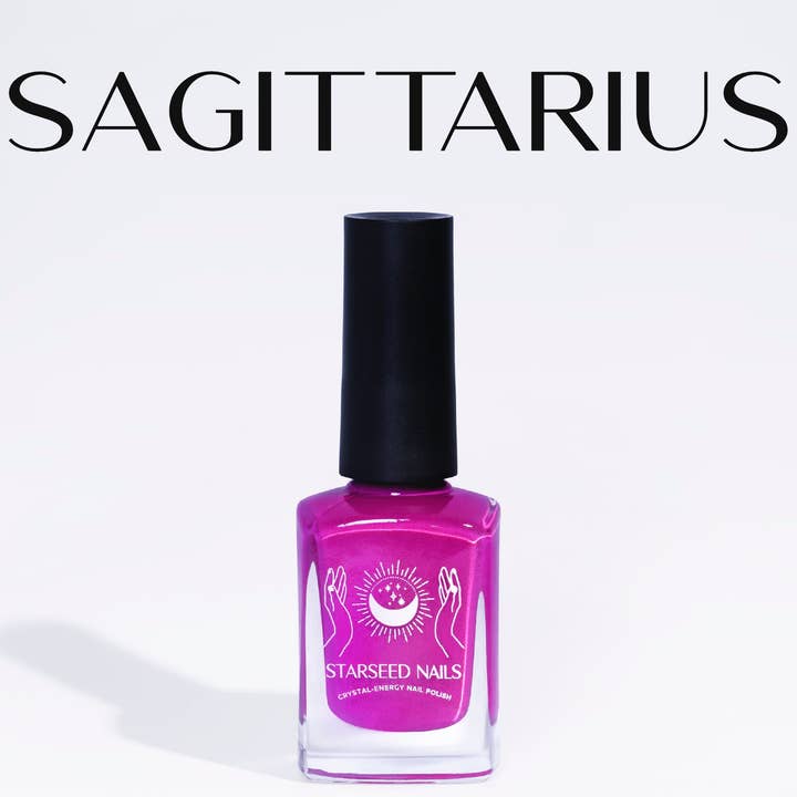 Vernis à ongles Sagittaire 1 douzaine de vernis à ongles en cristal pour la vente par Starseed Nails