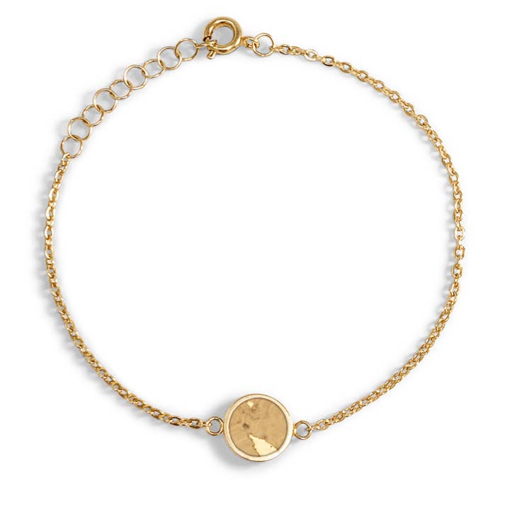 Armbånd runde naturguld for engroshandel hos KAALEE jewelry