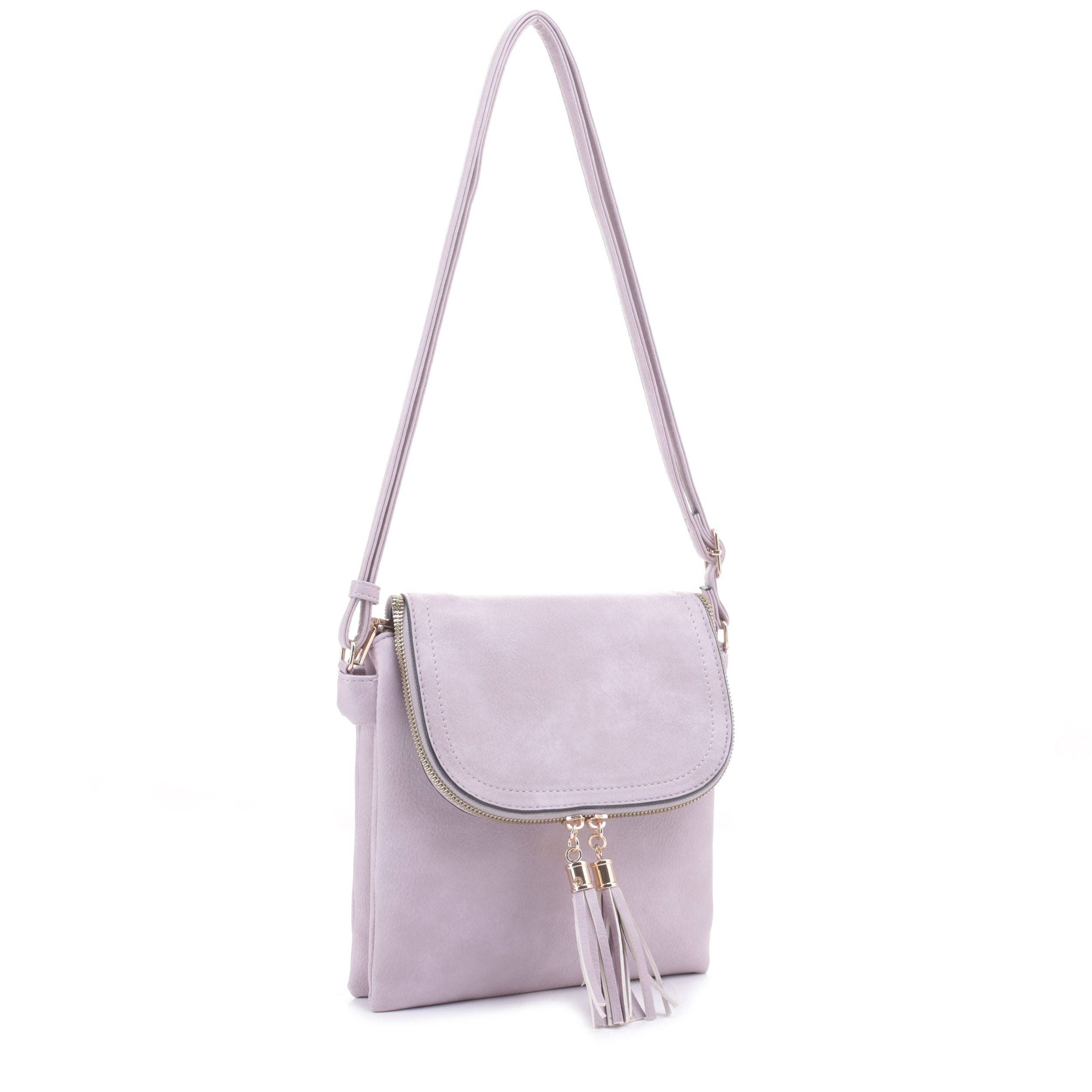 MiMi Wholesale - Wholesale Crossbody Bag - Women's - DJ96152 BJ6152 Monogrammable Flap-over Two Compartment Cross20