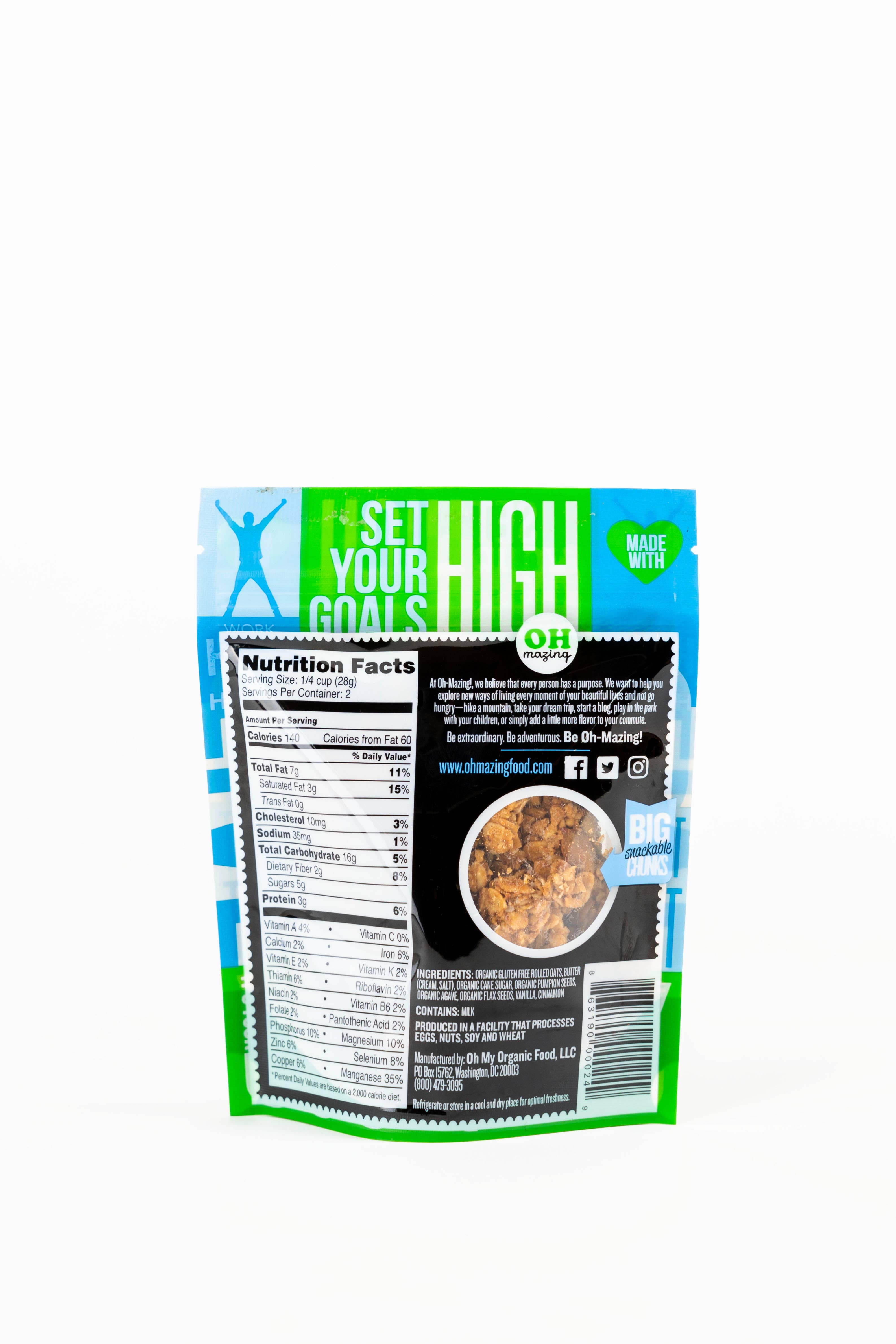 Oh Mazing Granola - Wholesale Granola - 2oz Original Recipe Granola Snack, Nut-free1