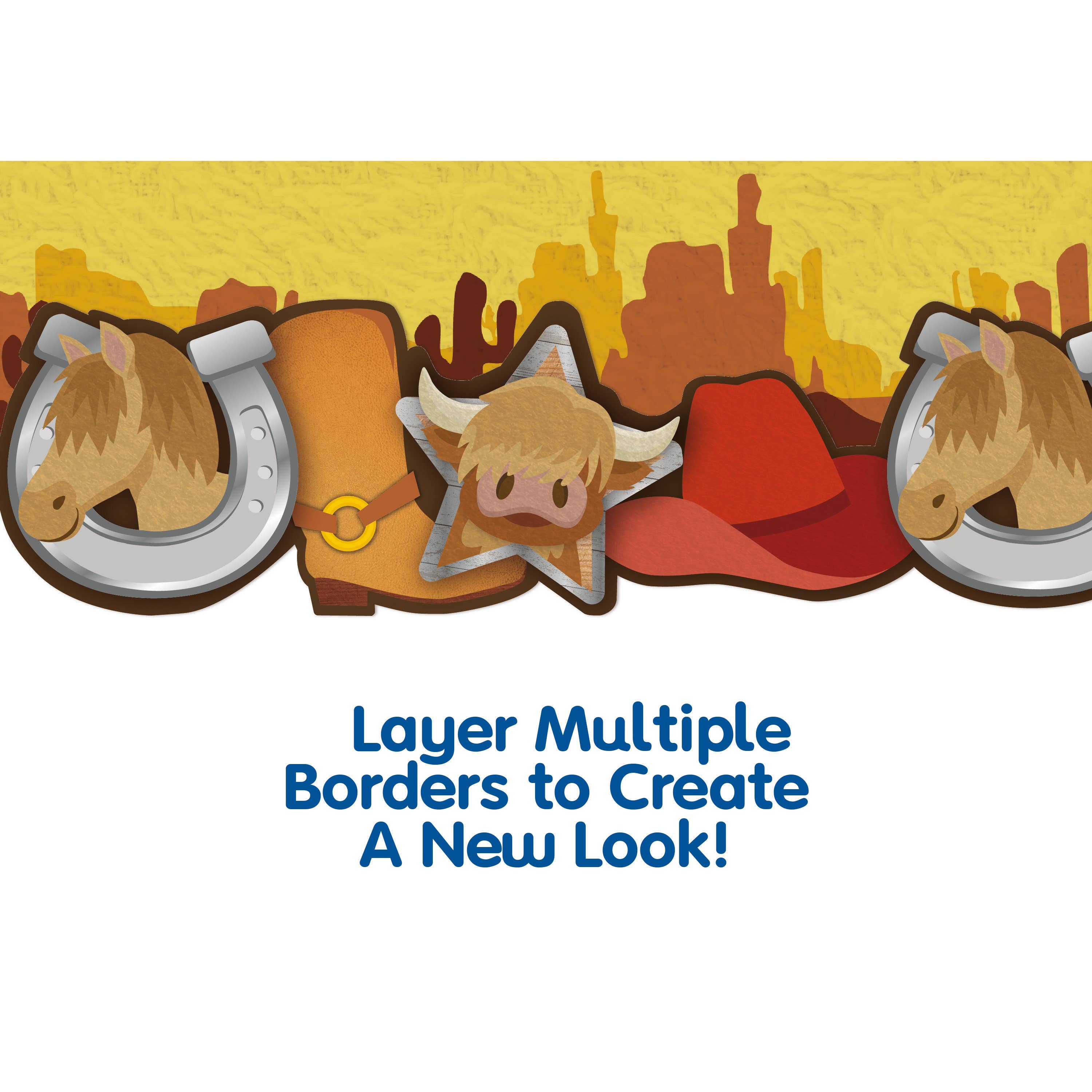 Eureka School Products - Wholesale Bulletin Board - Wild Wild Classroom Southwest Landscape Deco Trim®5