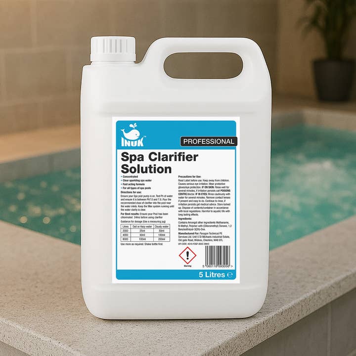 Inuk Professional Spa Pool Clarifier 5L for wholesale by INUK