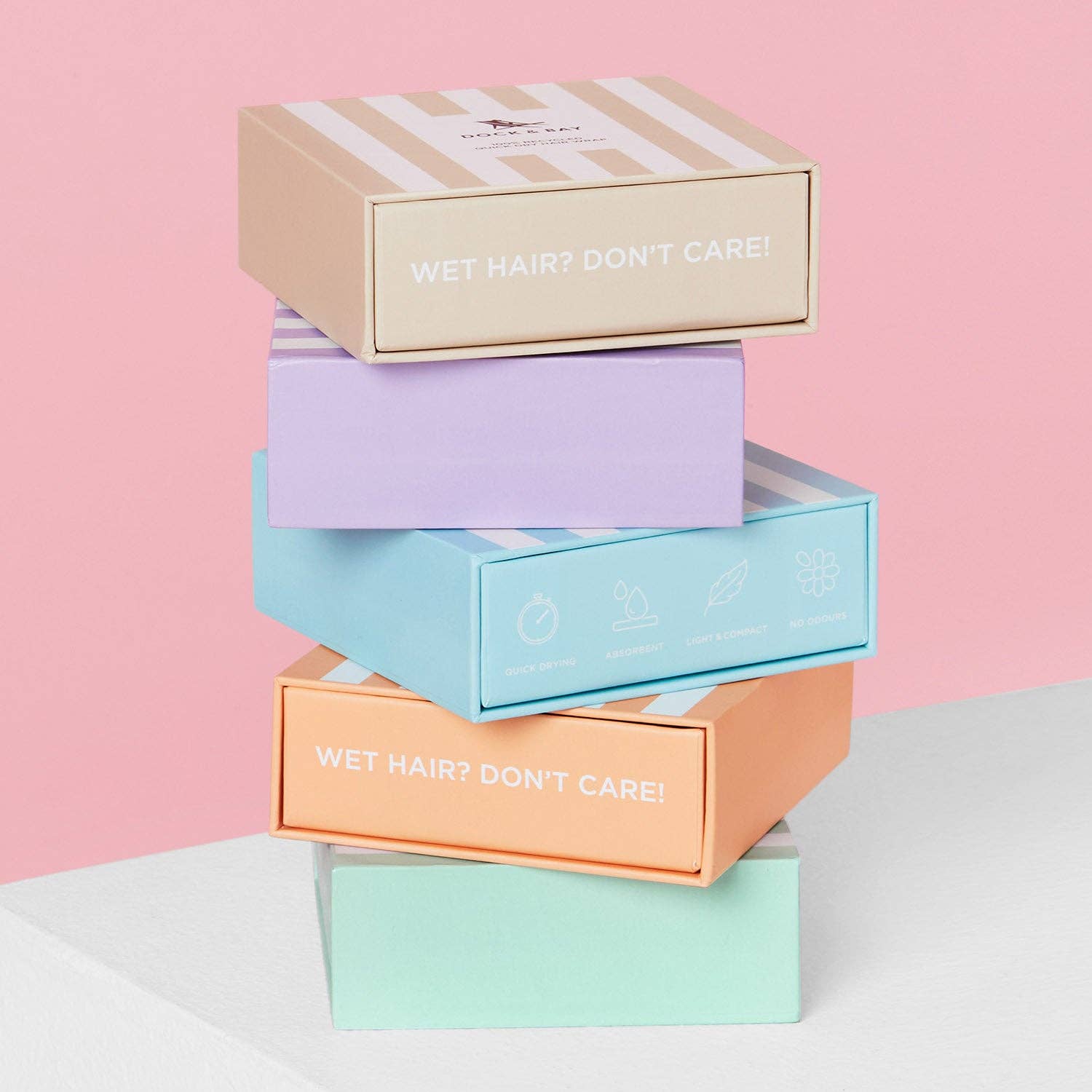 Dock & Bay UK - Wholesale Hair Towel/Wrap - Dock & Bay Hair Wraps - Lombok Lilac (New Box)11