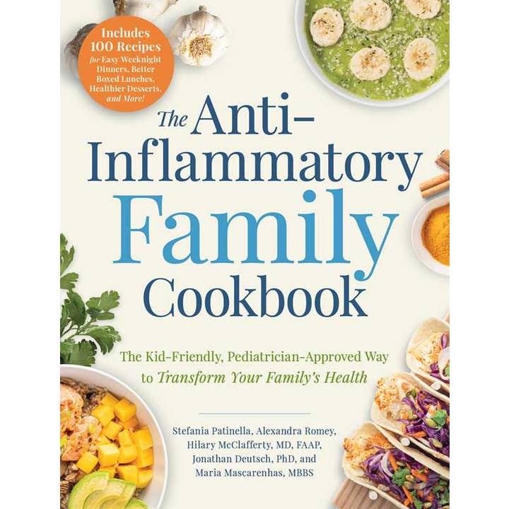 Anti-Inflammatory Family Cookbook by Stefania Patinella for wholesale by Simon & Schuster
