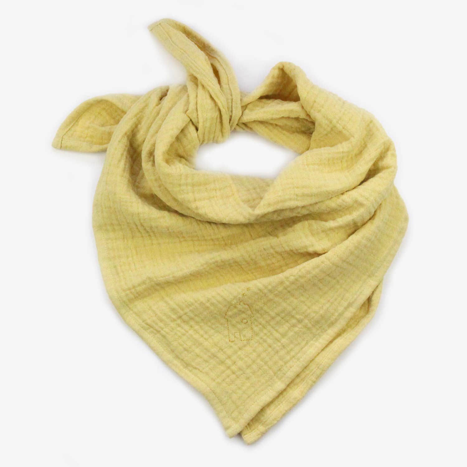 BARNABÉ AIME LE CAFÉ - Wholesale Inbakerdoek - Baby - Dubbelzijdige mousseline katoenen geborduurde babydoek13