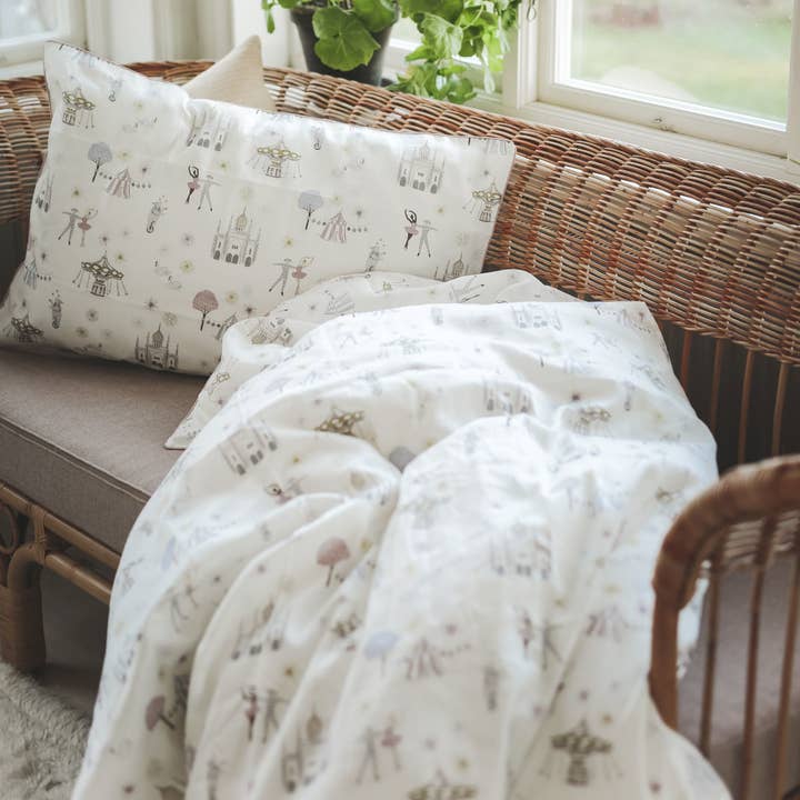 Adventures in Wonderland Twin Set - Ivory for wholesale by Gooselings