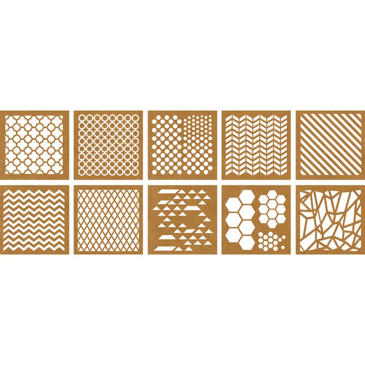 Faber-Castell / Creativity for Kids - Wholesale DIY Craft Kit - Paper Craft Stencils Set - Classic I1