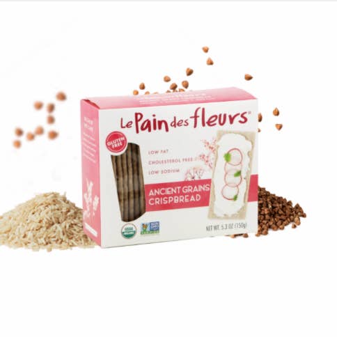 Gourmet Food Solutions, Inc. - Wholesale Crackers - Gluten Free Crackers - Ancient Grain "Le Pain des Fleurs"1