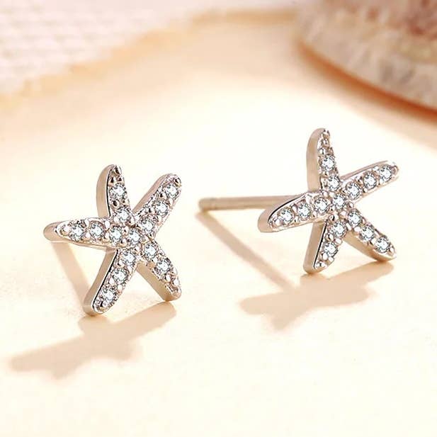 Boucles d'oreilles étoile de mer pour la vente par WonderSpark