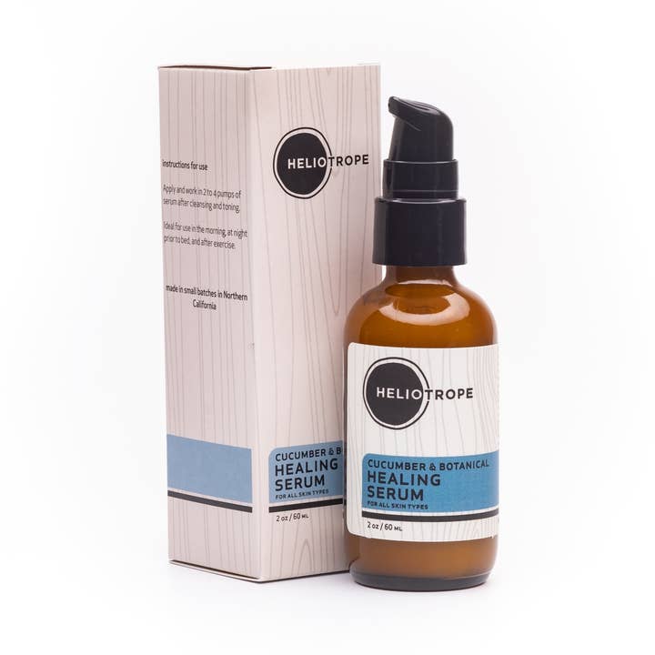 Sérum de guérison botanique & concombre - NOUVEAU PRIX RÉDUIT pour la vente par Heliotrope