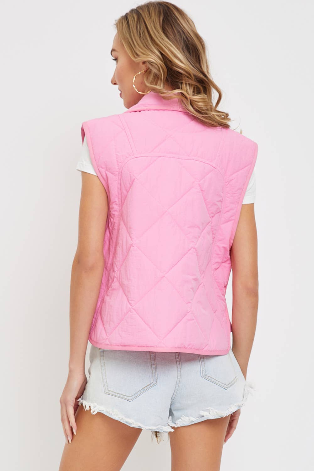 Sweet Lovely by Jen - Wholesale Outerwear Vest - Women's - QUILTED  LIGHTWEIGHT PUFFER VEST2