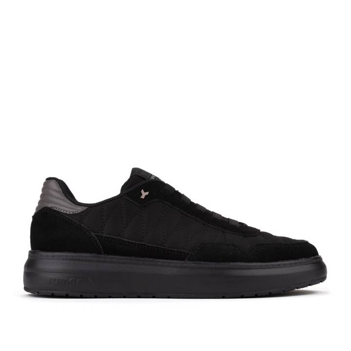 Casual sneaker sneakers with Qilian elastics- Black. for wholesale by YUMAS