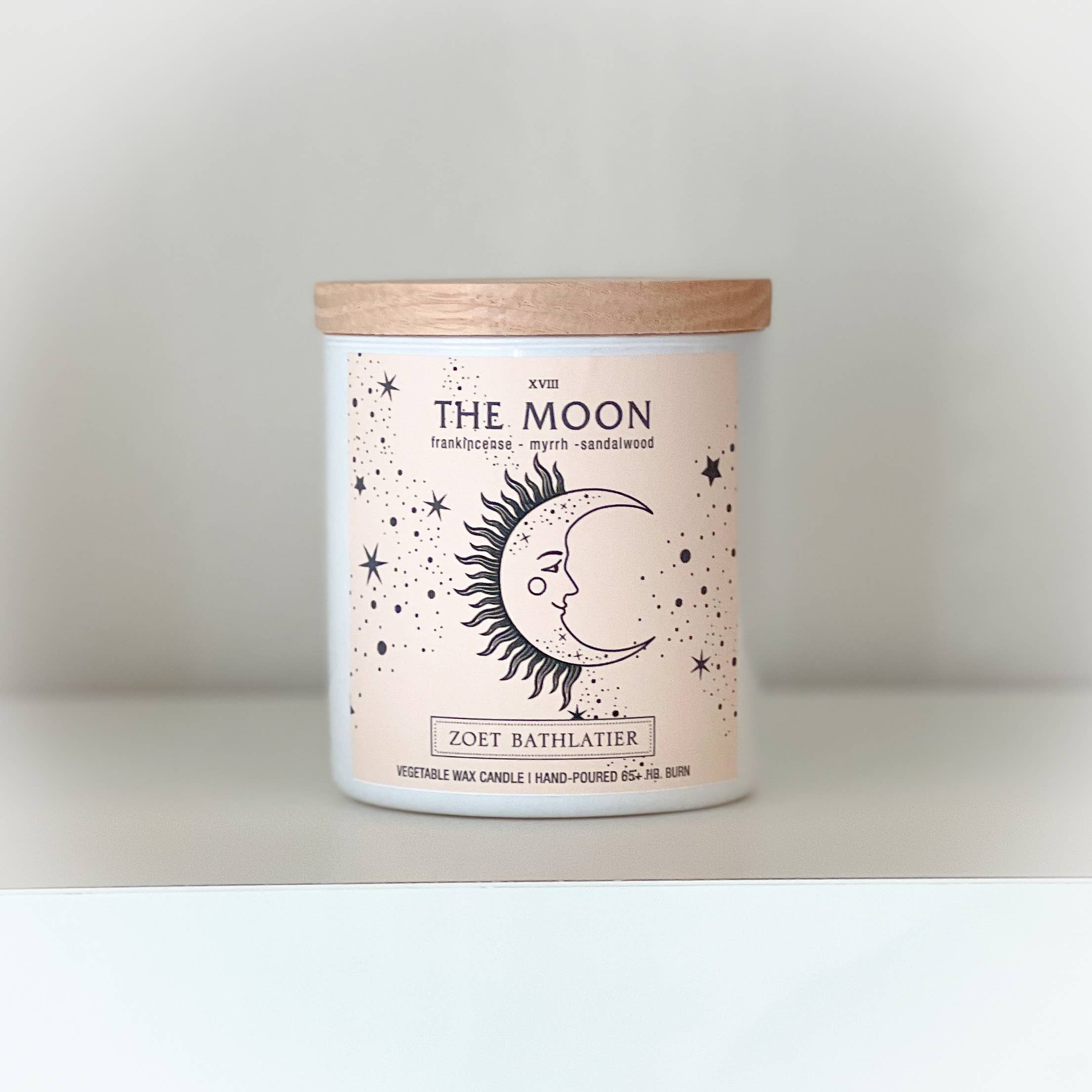 Zoet Bathlatier - Wholesale Jar/Filled Candle - The Moon Tarot Candle Collection
