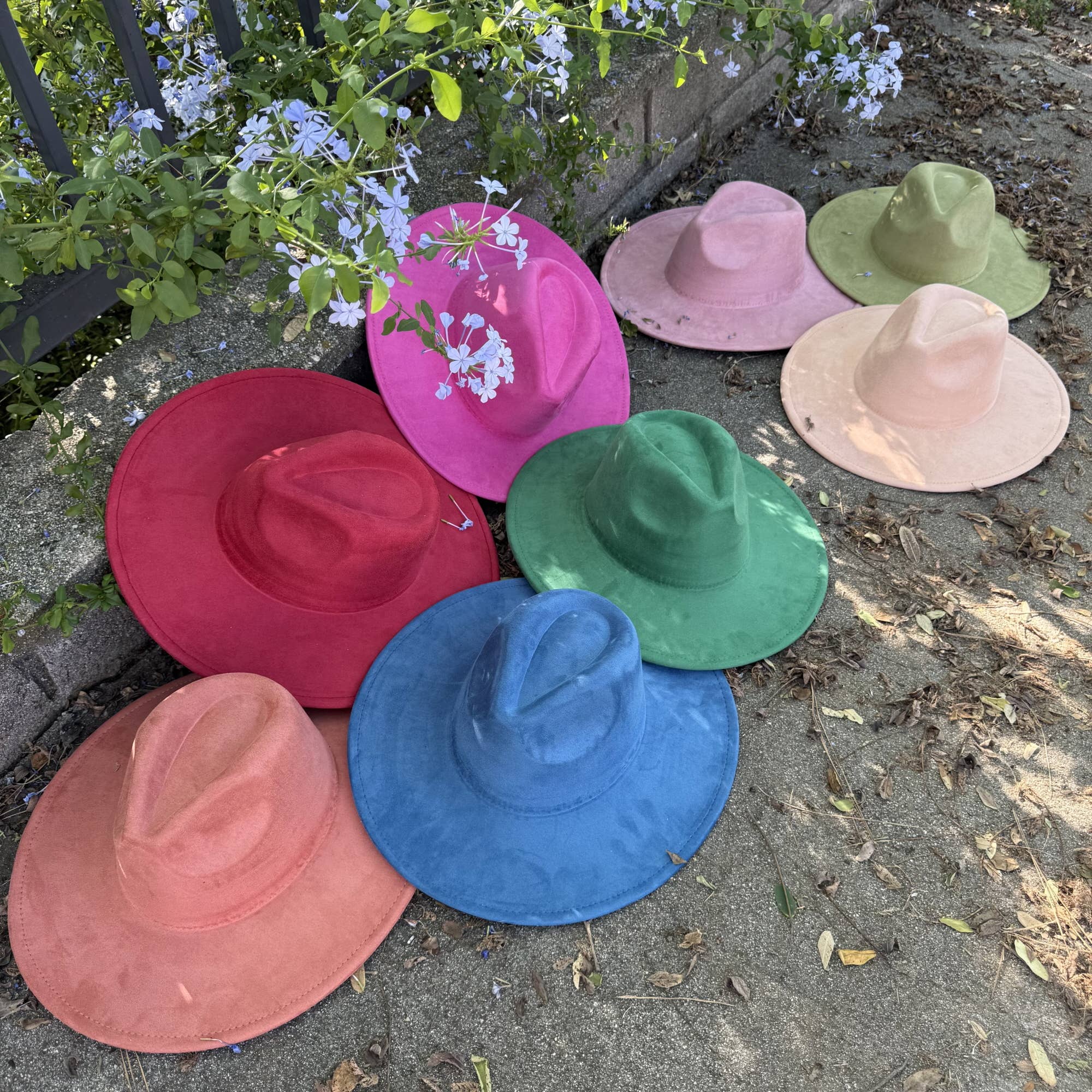 Queens INC - Wholesale Fedora - Women's - Fashion Classic Wide Brim Premium Suede Hat17