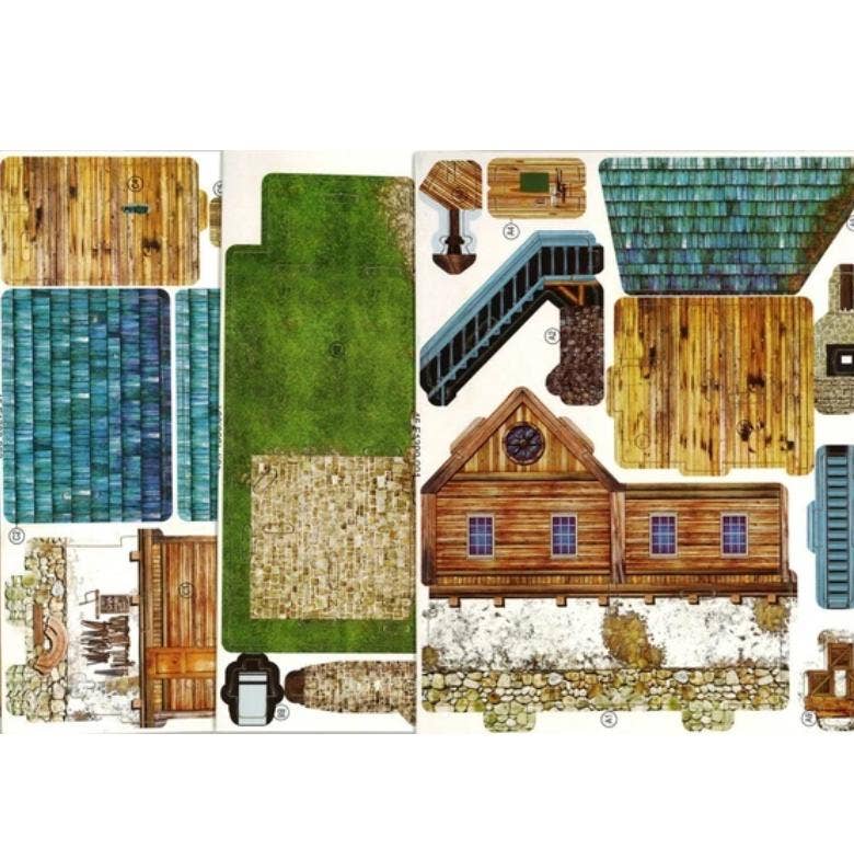 「FUNJI」In Japan - Wholesale DIY Craft Kit - DIY Japanese Izakaya 3D Wooden Puzzle Miniature Model Kit3