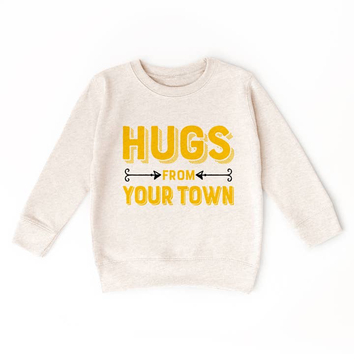 Rock Scissor Paper - Wholesale Sweatshirt - Kids - HUGS - City Name Drop Toddler Fleece Sweatshirt8