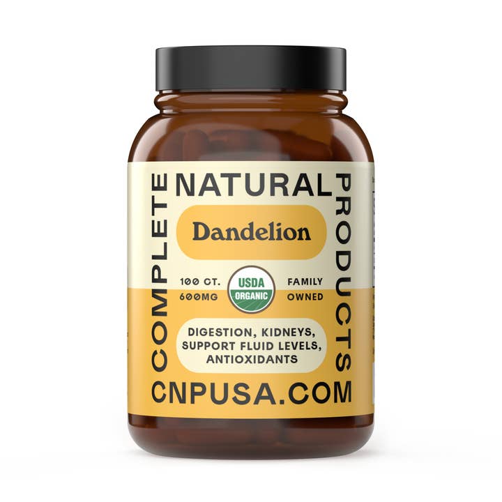 Organic Dandelion Capsules for wholesale by Complete Natural Products