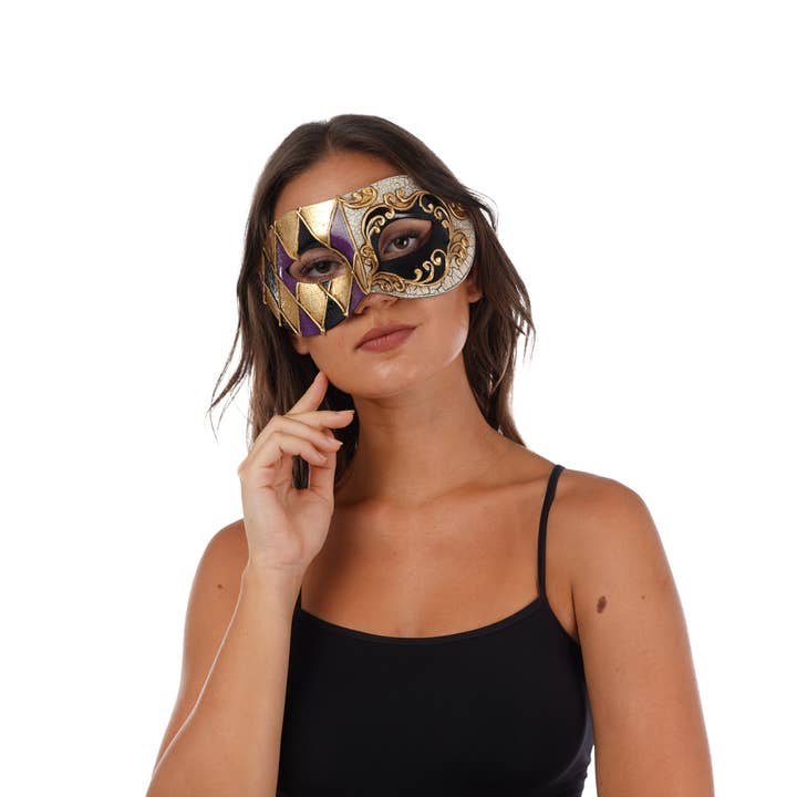 Stylex Party - Wholesale Costume - Unisex - Venetian Eye mask Halloween Face Mask Costume Accessory Goth