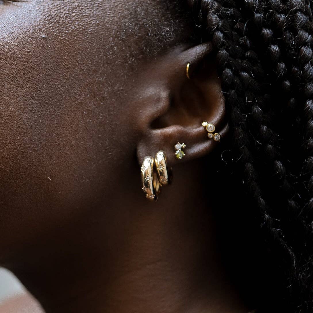 Huguette Paris - Wholesale Single Earring - Piercing - POWERFUL1