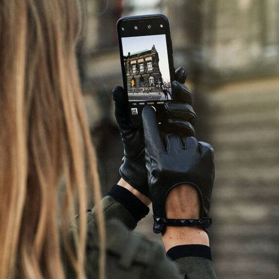 napo gloves – wholesale Gloves – Women's – NapoROCK Women's Nappa Leather Touchscreen Driving Gloves