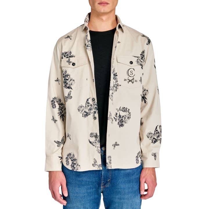 SKULL SHIRT JACKET for wholesale by CON.STRUCT