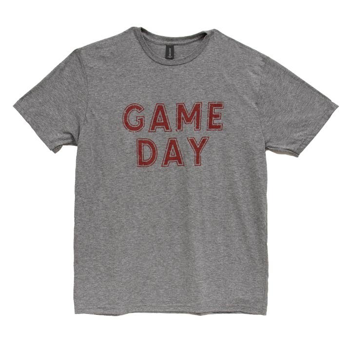 Game Day T-Shirt, Heather Graphite, XL for wholesale by Col House Designs