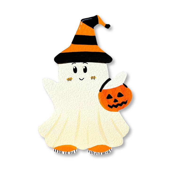 Trick-or-Treat Ghost Magnet, Cute Halloween Decor and other Purchase Wholesale roche décorative. Free Returns & Net 60 Terms on Faire trending on Faire.