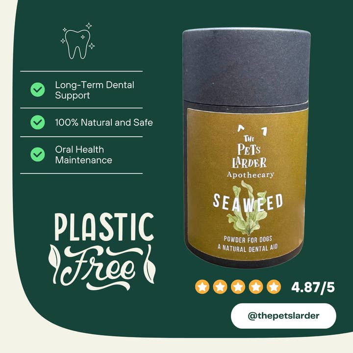 The Pets Larder – wholesale Pet supplement – Dog – Dental Seaweed for Dogs: Plaque Removal3