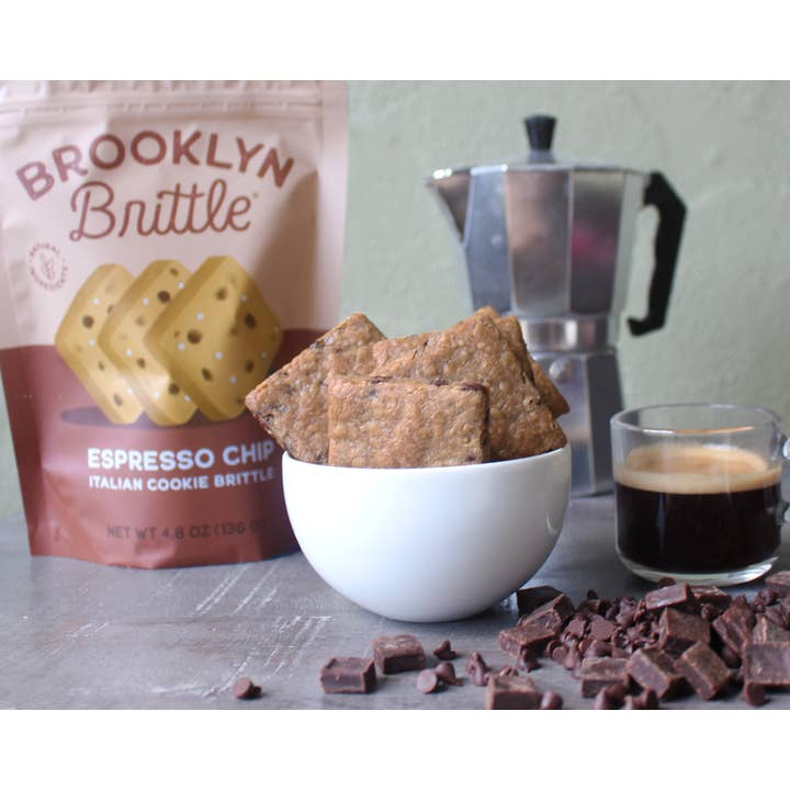 Brooklyn Brittle – wholesale Biscuit – Espresso Chip Italian Cookie Brittle - Pouch Bag4