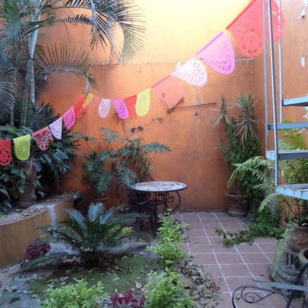 ArtMexico Ltd - Wholesale Bunting/Garland - Coral Inspired Bunting Handmade Wedding or Party Decorations
