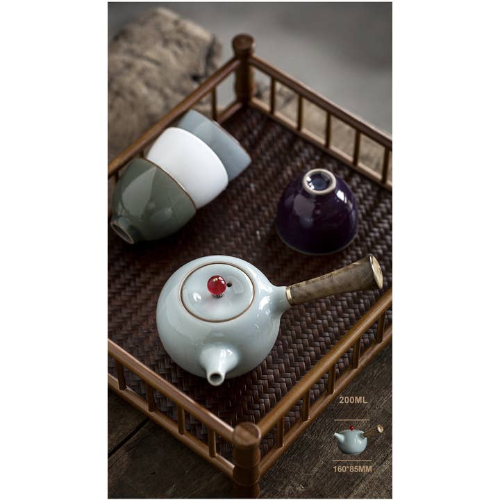 Coffret Gohobi classique tasse à thé, théière et boîte à thé pour la vente par Gohobi (We cover U.S. import duties)
