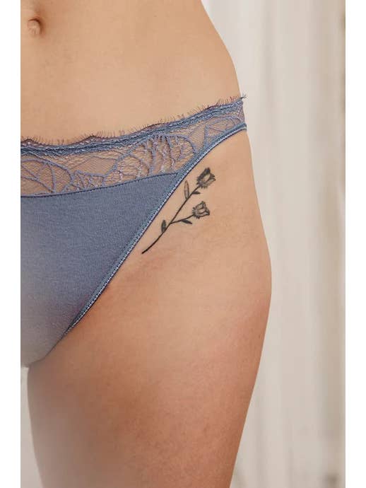 OLLY LINGERIE - Wholesale Underwear - Women's - Liao myosotis romantic panties in organic cotton6