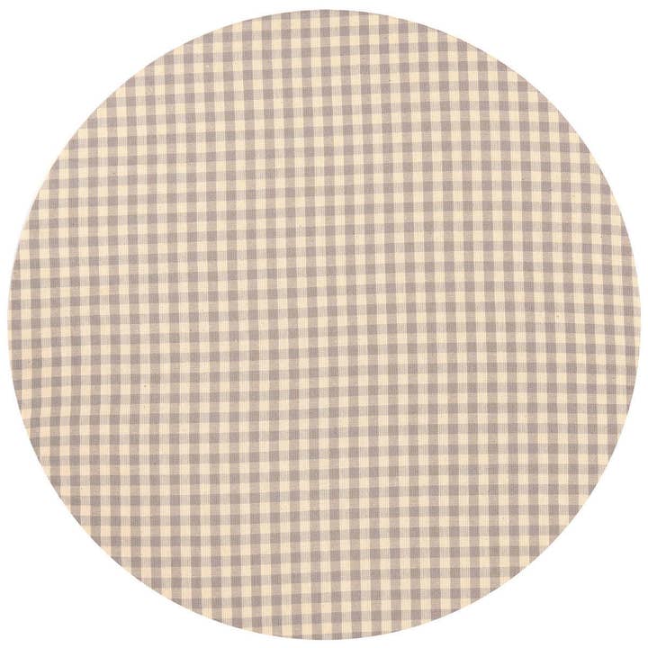 Unterplatte aus Baumwolle - Vichy Grey für den Großhandel von Maria Vittoria Atelier