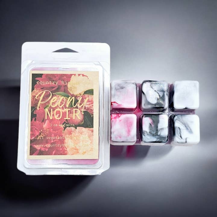 Peony Noir Wax Melts 3 oz. for wholesale by Country Hippie Co.