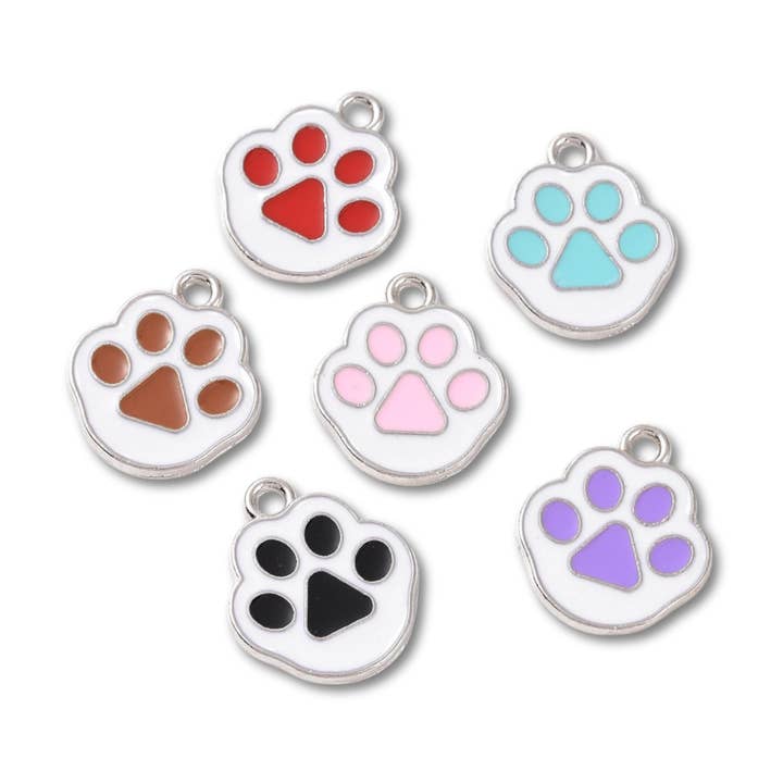Katzenpfote Silberanhänger - Sortiert für den Großhandel von Love, Paige Designs