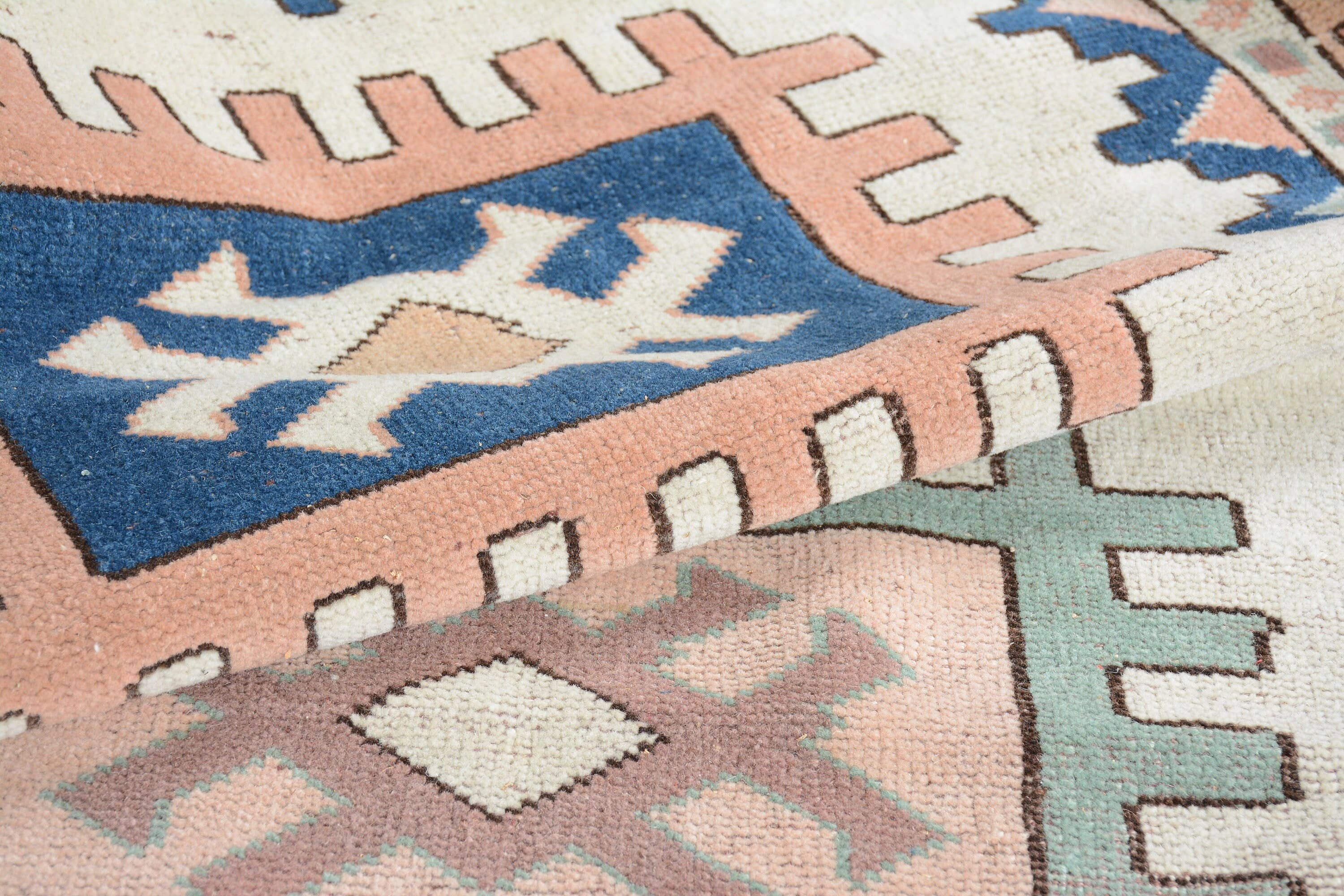 The Loom Wholesale - Wholesale Runner rug - Ethnic Kilim Wool Rug - Beige & Blue, Handmade Beauty8