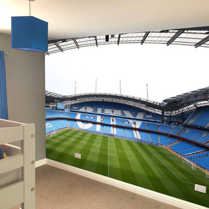 Manchester City FC - CITY in Stands Full Wall Mural for wholesale by Themed
