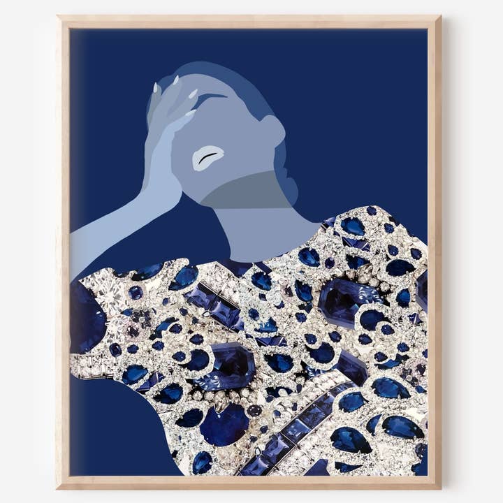 Layered Silhouette - No.2 Art Print for wholesale by HoldThatPunch