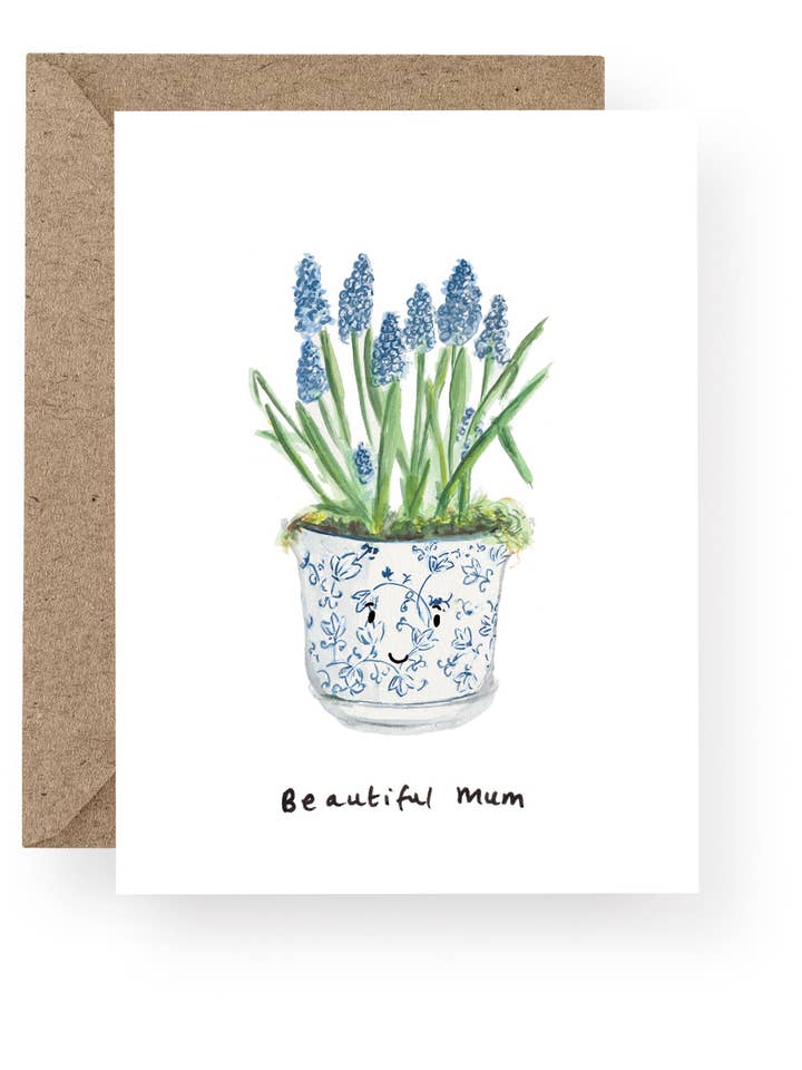 Spring bulbs Mother's Day Card for wholesale by Western Sketch