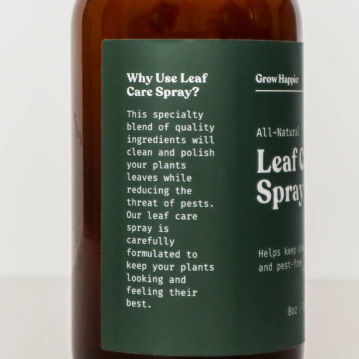 The Plant Supply - Wholesale Plant Mister - Leaf Care Spray - 8oz l Plant Leaf Cleaner and Shine