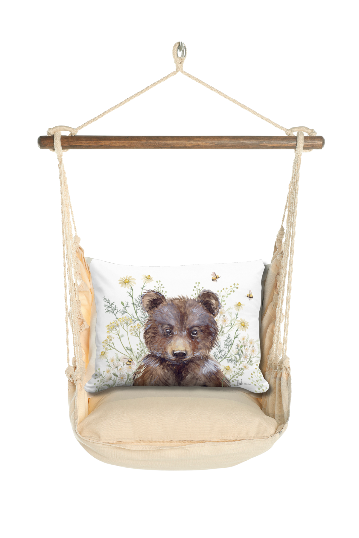 Magnolia Casual - Wholesale Swing Set - Hammock Swing 4-Piece Set indoor / outdoor - Magnolia Stripe6